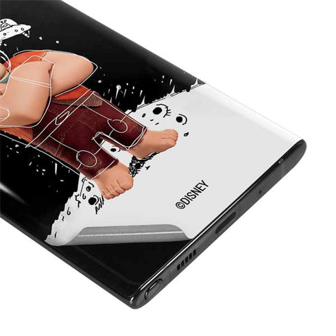 Disney Wreck-it Ralph And Vanellope Space Sketch Galaxy Note 10 Skin